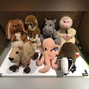 Coca Cola Plush 7 Animal Toy Collection